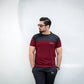 Active Streetwear Tracksuit - Burgundy/Black