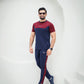 Supreme - Navy/Burgundy Twinset
