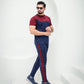 Supreme - Navy/Burgundy Twinset