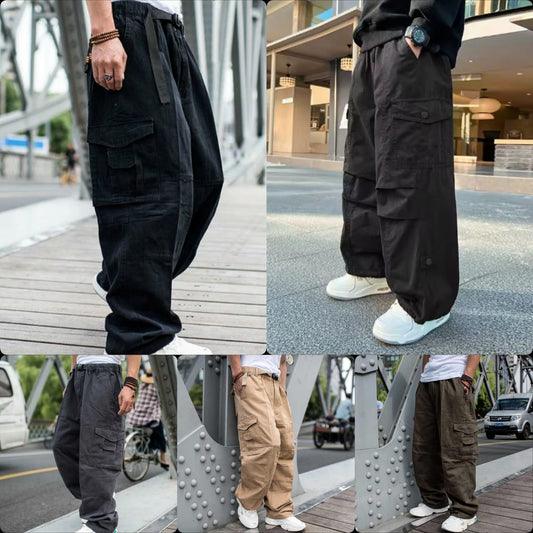 Pack of 5 Men's Cargo Jogger Pants – Comfortable, Trendy & Durable