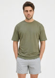 W Prime Oversized Tee - Sage Green 100% Cotton