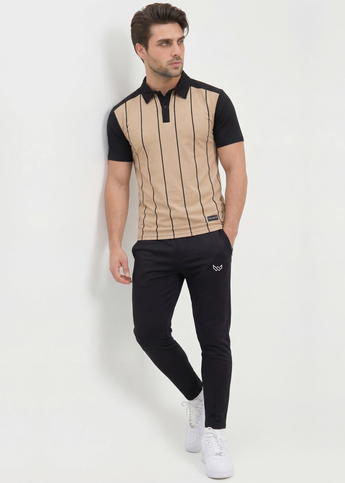 City Stripe Tan - Dri-Fit Tracksuit