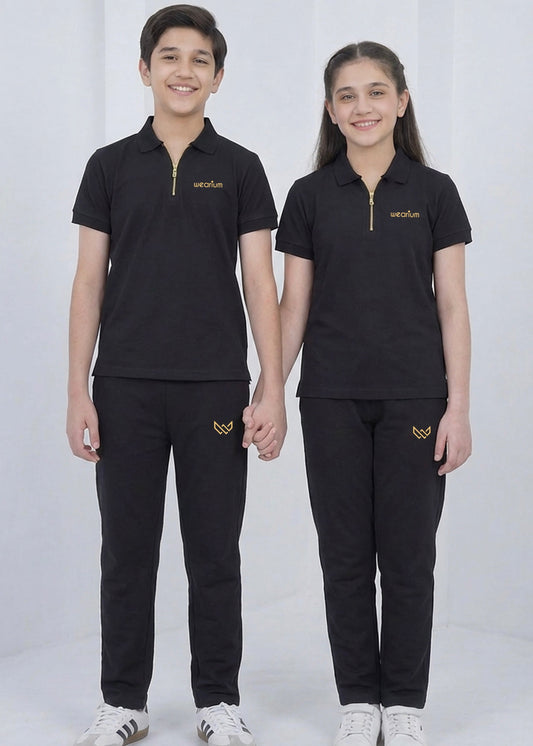 Black Boss Kids - Premium Cotton Polo Twinset