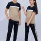 Tan Trimmed 5 Thread - Kids Dri-Fit