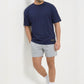 W Prime Oversized Tee - Navy 100% Cotton