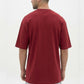 W Prime Oversized Tee - Red 100% Cotton