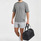 W Prime Oversized Tee - Grey 100% Cotton