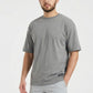 W Prime Oversized Tee - Grey 100% Cotton