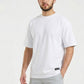 W Prime Oversized Tee - White 100% Cotton