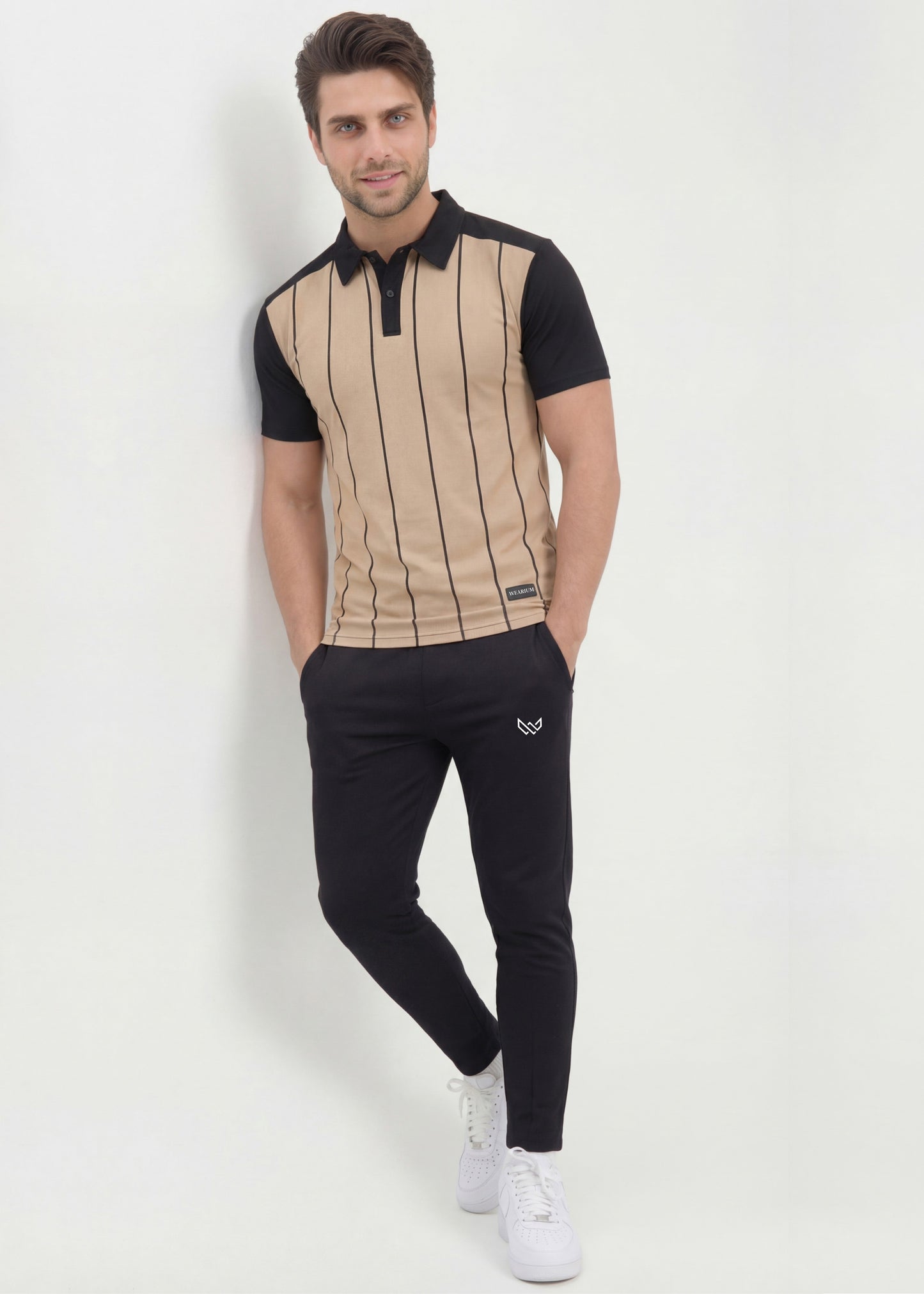 City Stripe Tan - Dri-Fit Tracksuit