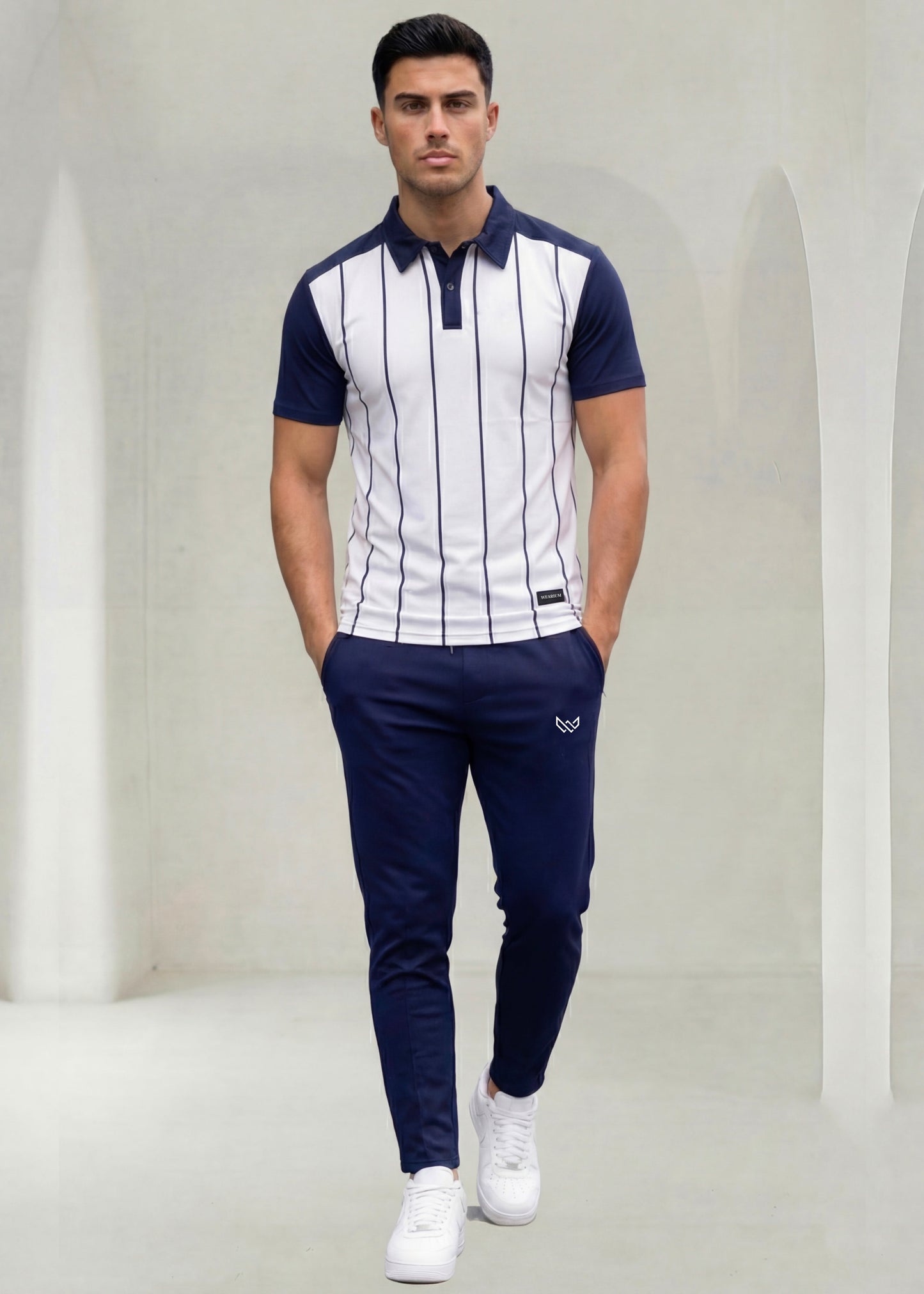 City Stripe Navy - Dri-Fit Tracksuit