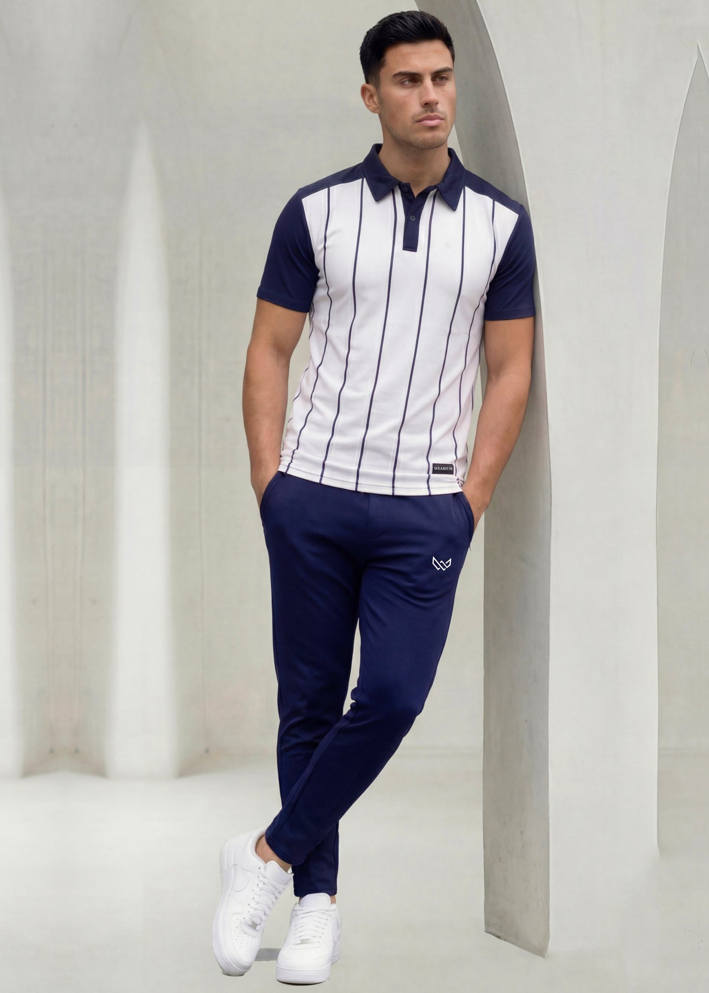City Stripe Navy - Dri-Fit Tracksuit