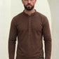 Brown Henley Duo by Wearium