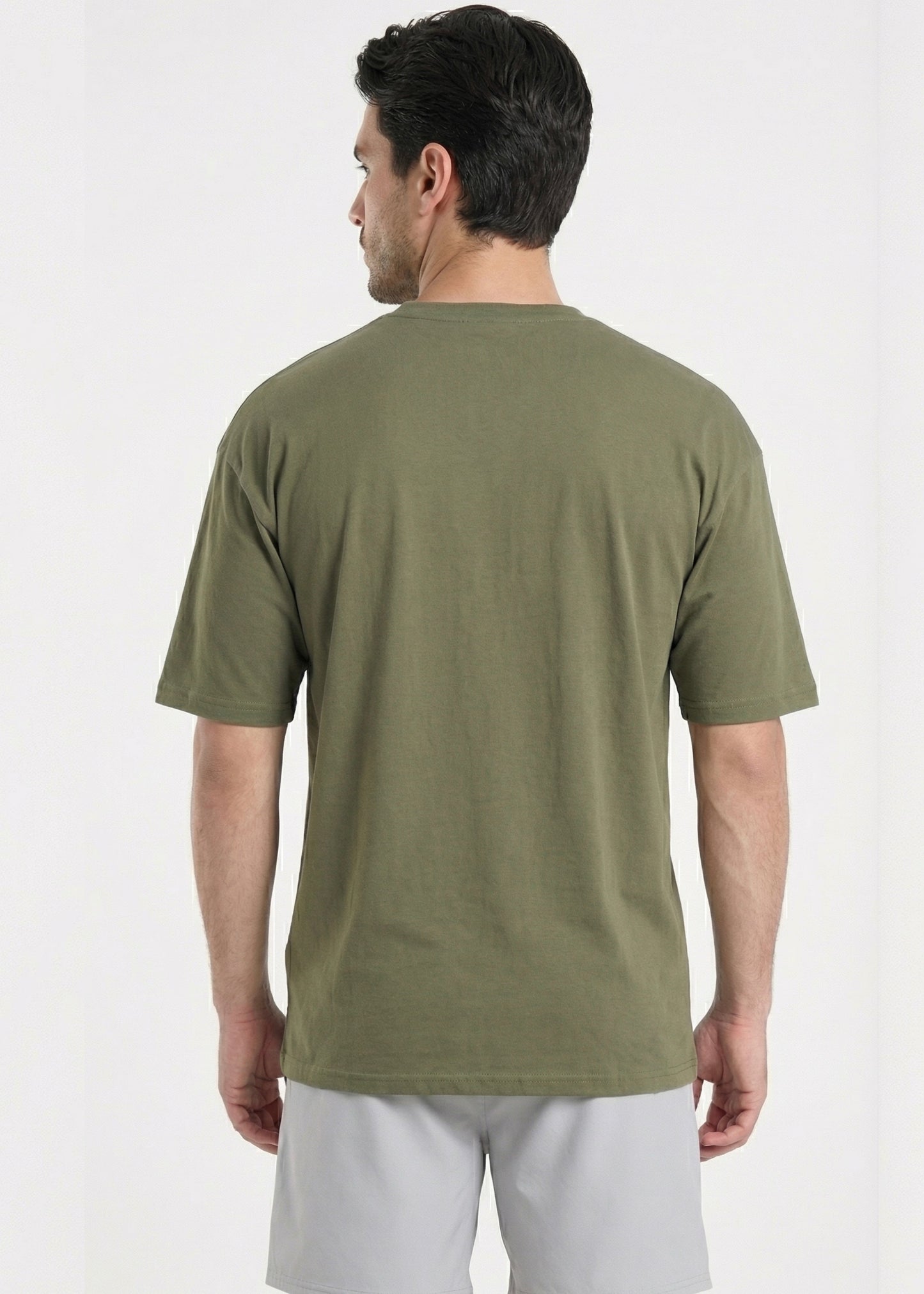 W Prime Oversized Tee - Sage Green 100% Cotton