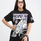 Bugs Bunny Graphic Drop Shoulder Oversized T-shirt