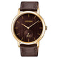 Citizen Gold and Brown Strap - BE9173-07X