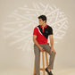 Dynamic Red/Black Polo
