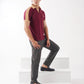 Maroon Elegance Polo