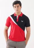 Dynamic Red/Black Polo