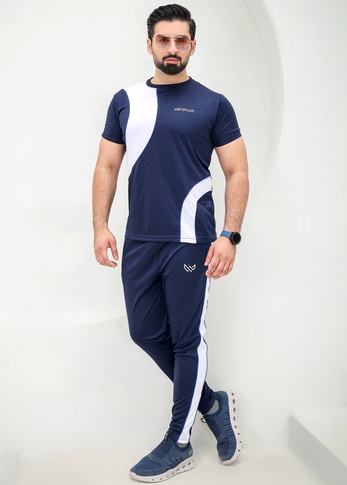 EliteFit - Navy/White Twinset