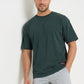 W Prime Oversized Tee - Dk Green 100% Cotton