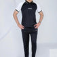 Black White Split - Dri-Fit Polo Twinset