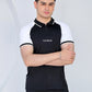 Black White Split - Dri-Fit Polo Twinset