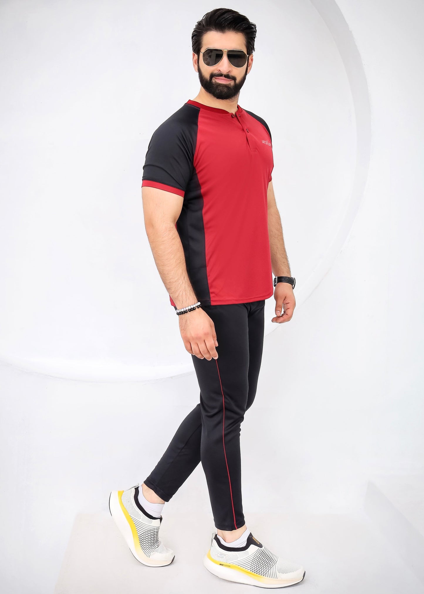 Neo Red Black - Dri-Fit Tracksuit