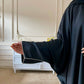 Baggy Zip Abaya - Black
