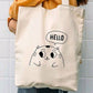 Hello Kitty Graphic Canvas Tote Bag