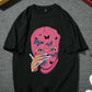"Effortlessly Cool: Oversized Streetwear Tees for Trendsetting Girls"