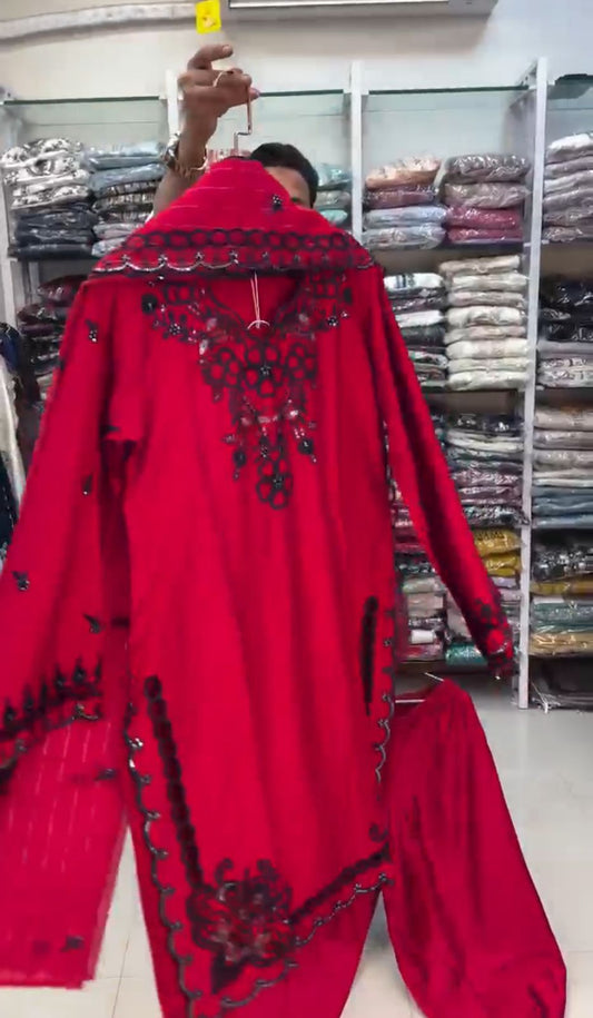 Eid Sale Stitched Dress 3Pcs Rs.2750