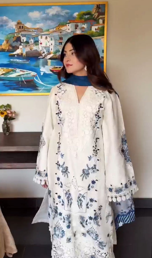 Eid Summer Dress Stitched 3pcs