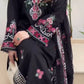 Black Summer Dress Stitched 3pcs
