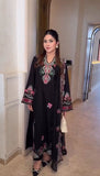 Black Summer Dress Stitched 3pcs