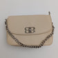 BB Logo Chain Crossbody Bag – Premium Faux Leather, Multiple Colors - 0128