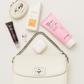 BB Logo Chain Crossbody Bag – Premium Faux Leather, Multiple Colors - 0128