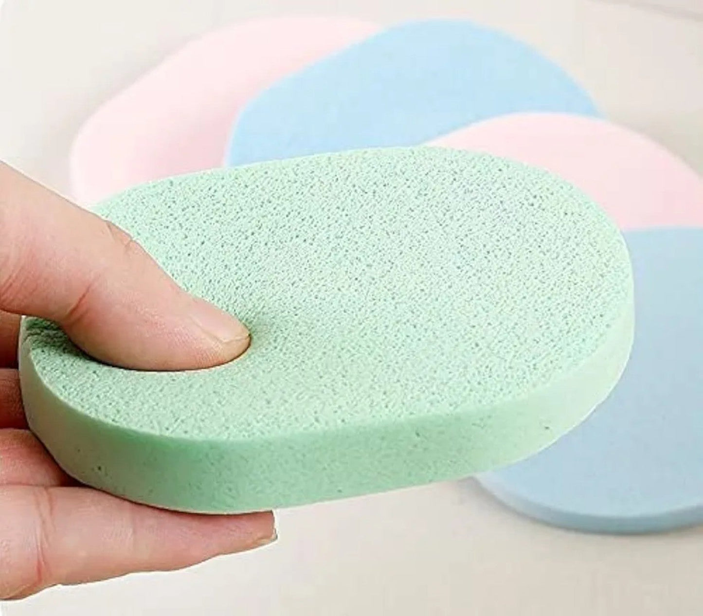 Beauty Tools Natural Cellulose Facial Sponge – Deep Cleansing & Gentle Exfoliation