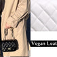 Black Quilted Heart Chain mini Shoulder Bag – Elegant Faux Leather Crossbody for Everyday Chic - Y-140