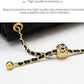 Black Quilted Heart Chain mini Shoulder Bag – Elegant Faux Leather Crossbody for Everyday Chic - Y-140