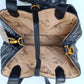 Black Quilted Tote Bag with Matching Pouch – Elegant PU Leather Shoulder Bag Set - #1416