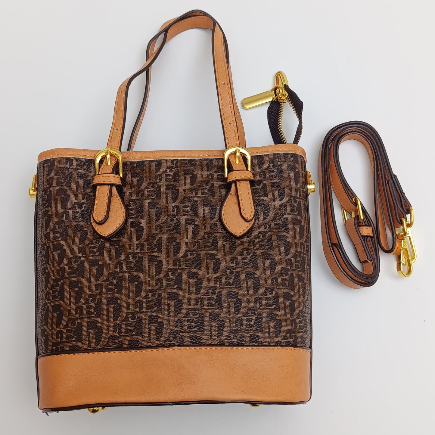 Designer-Inspired Bucket Bag – Premium Faux Leather Crossbody & Handbag - 6013