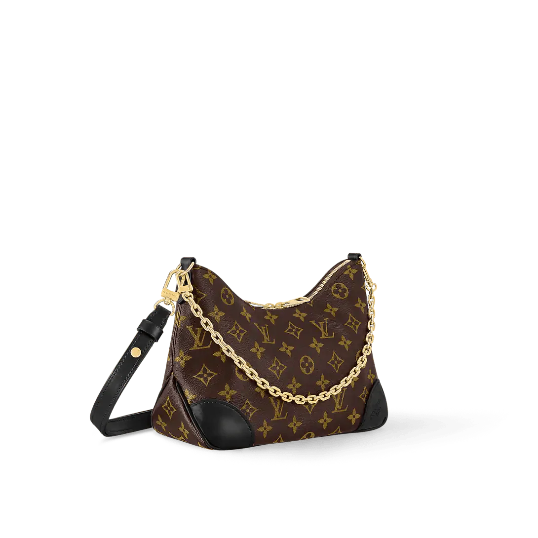 Designer-Inspired Monogram Shoulder Bag with Chain Strap – #1686