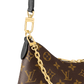 Designer-Inspired Monogram Shoulder Bag with Chain Strap – #1686