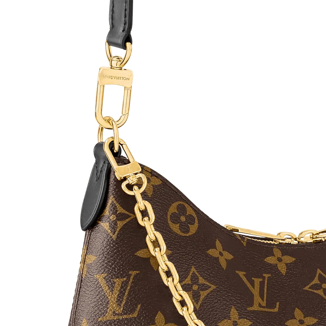 Designer-Inspired Monogram Shoulder Bag with Chain Strap – #1686
