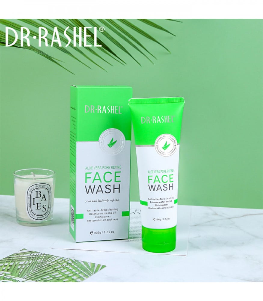 DR.RASHEL Aloe Vera Pore Refine Face Wash 100g – Soothe & Minimize Pores