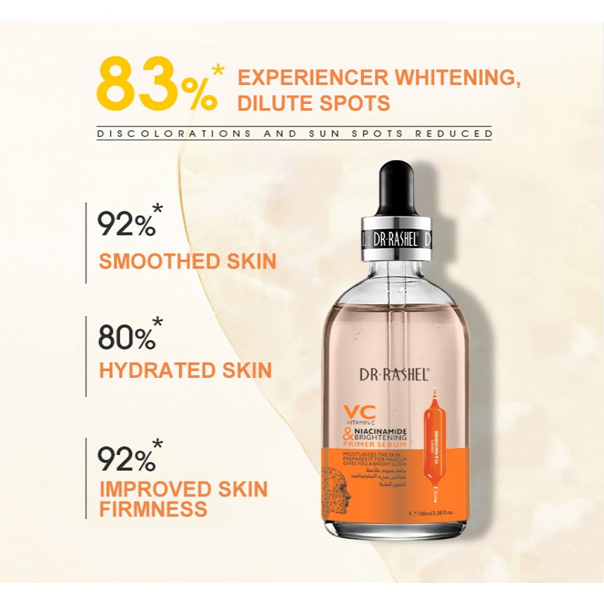 DR.Rashel Vitamin C Niacinamide & Brightening Primer Serum – Radiant Glow