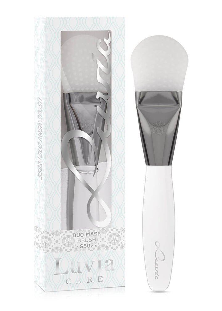 DUO MASK Brush by Luvia Care Germany - Dual-Sided Applicator for Skincare