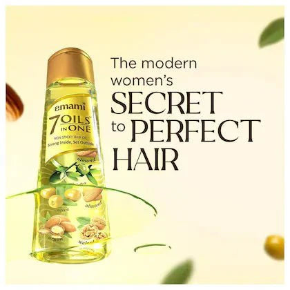 Emami 7 Oils in One Non-Sticky Hair Oil  | Lotshop.pk