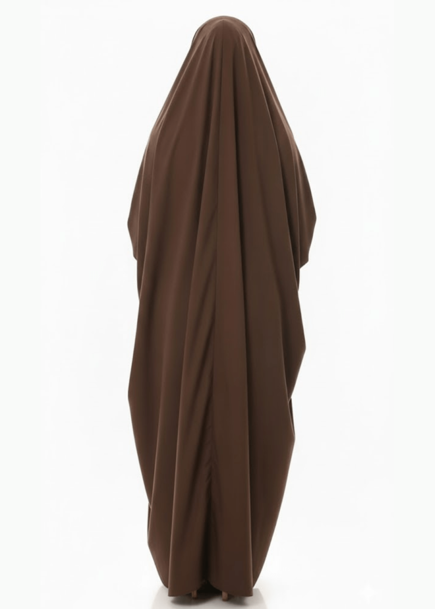 French Piping Jilbab - Brown